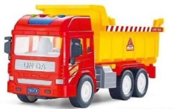 shopivi Powered Dumper Construction Truck Toy with Light and Sound for Kids(Big Size)