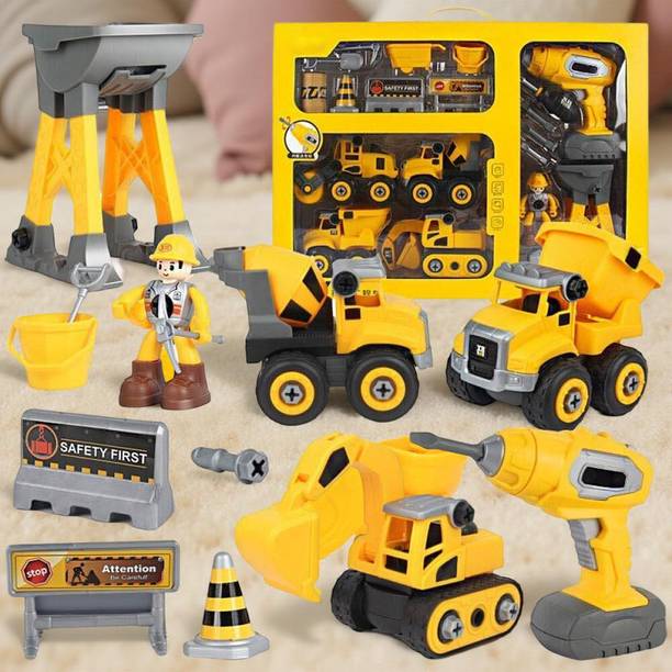 MY BABY LOVE A PERFECT CARE New Kids Toy Plastic JCB Excavator and Bulldozer Construction Vehicle Toy