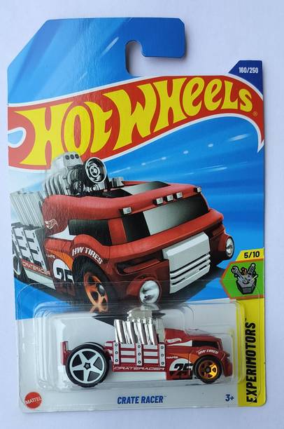 HOT WHEELS EXPERIMOTORS 5/10 CRATE RACER TOY CAR