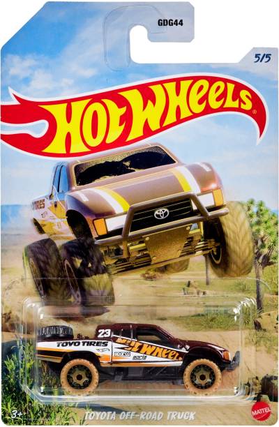HOT WHEELS 1:64 Scale Cars - TOYOTA OFF-ROAD TRUCK for Ages 3+ Yrs