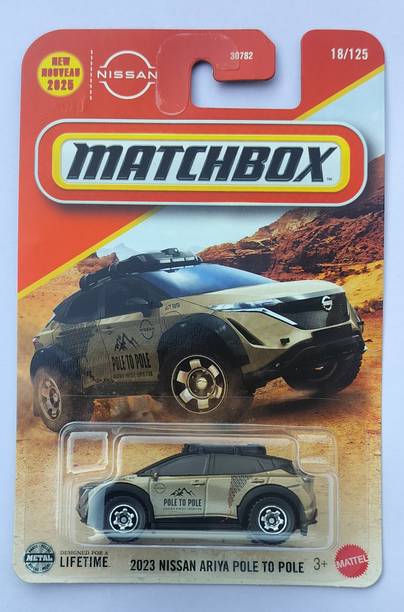 MATCHBOX 18/125 2023 NISSAN ARIYA POLE TO POLE TOY CAR