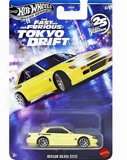 HOT WHEELS 2025 Silver Series Fast & Furious Tokyo Drift Nissan Silvia (S13)