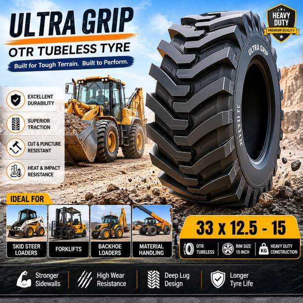 VK TYRE 33x12.5-15 all traction vk-500 14PR OTR tyre 4 Wheeler Tyre