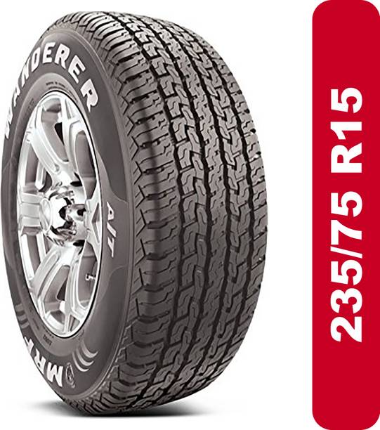 MRF 235/75R15 WANDER TUBE LESS TYRE 4 Wheeler Tyre