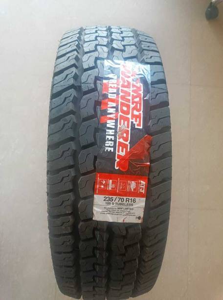 MRF 235/70R16 105S TUBELESS WANDERER TYRE 4 Wheeler Tyre (235/70R