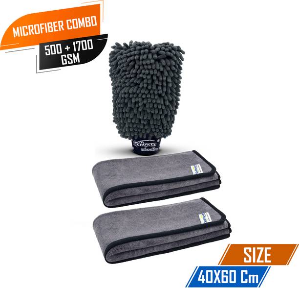 सॉफ्टस्पन माइक्रोफाइबर व्हीकल वाशिंग कपड़ा