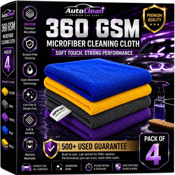 AutoClean Microfiber Vehicle Washing  Cloth