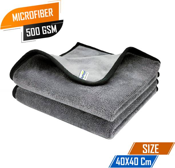 सॉफ्टस्पन माइक्रोफाइबर व्हीकल वाशिंग कपड़ा