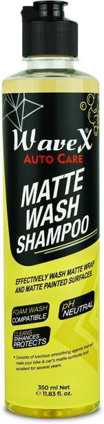 Wavex Matte Wash Bike And Car Shampoo 350 ml | Foaming Shampoo For Matte Bikes and Cars| Car Washing Liquid