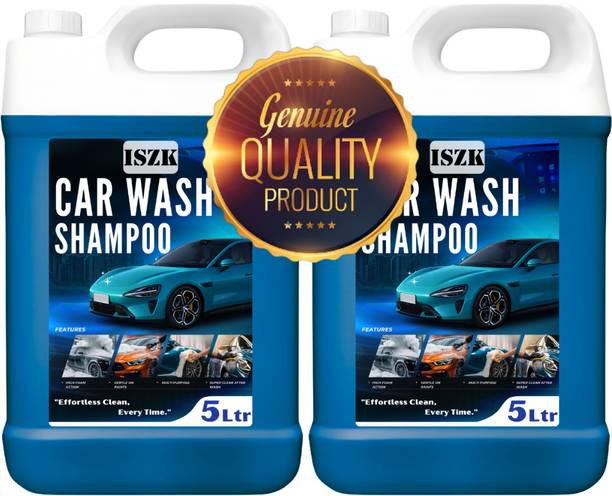 आई एस ज़ेड के Premium Car & Bike Wash Shampoo Liquid | With Extra Foam Booster | कार वॉशिंग लिक्विड