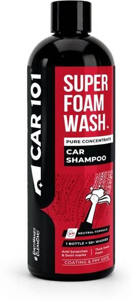 Car 101 Super Foam Wash Car Shampoo 300ML |Aquatic Fragrance|High Concentrate Car Washing Liquid
