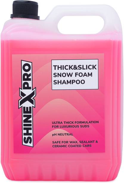 ShineXPro Car Wash Shampoo Concentrate - Thick Foam, Shine Enhancing Formula, pH Neutral Car Washing Liquid