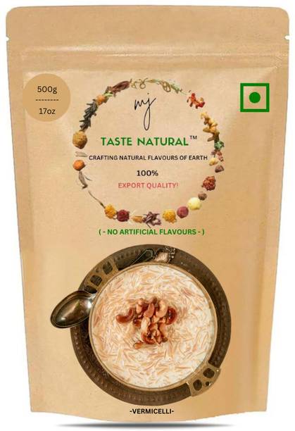 MJTASTENATURAL Long Cut Roasted| Seviyan | Sewai /Semiya For Kheer or Upma  Vermicelli 400 g