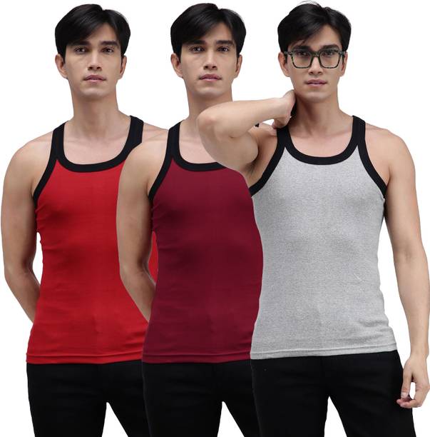 AMUL COMFY Pack of 3 Men Vest