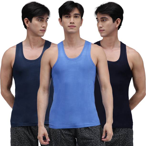 AMUL COMFY Pack of 4 Men Vest