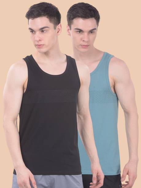 Dollar Pack of 2 Premium cotton rich fabric Printed Men Vest