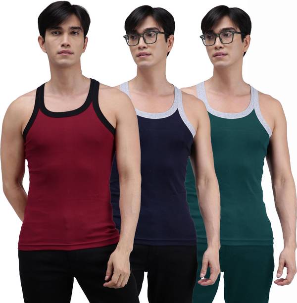 AMUL COMFY Pack of 3 Men Vest