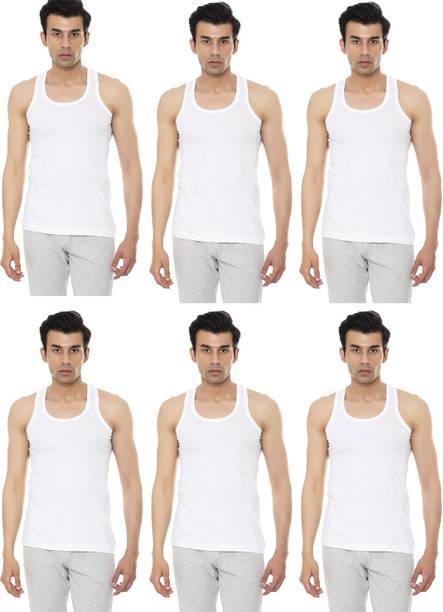 AMUL COMFY Pack of 6 Men Vest