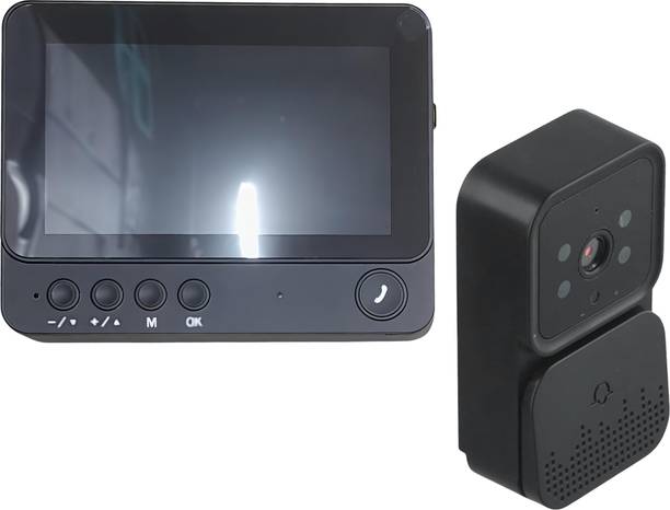 DRUMSTONE Wireless Video Doorbell – Two-Way Intercom, Infrared, Secure Connection Video Door Phone