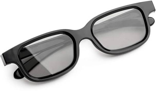 Langlishi Polarized 3D Glasses – Compatible with RealD Cinema & Video Glasses