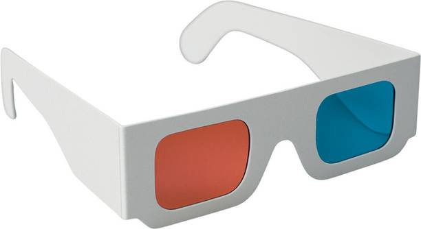 TRONICS INDIA Red Cyan Paper 3D Glasses for YouTube videos, magazines etc (pack of 20) Video Glasses