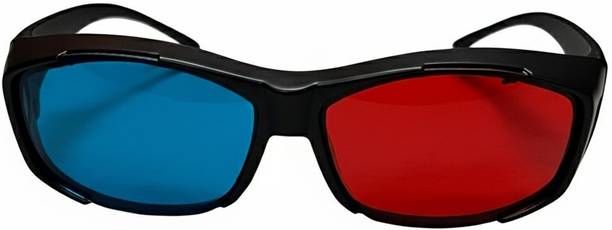 Trendz Minister Red Blue 3D Glasses for Movies & Gaming Video Glasses