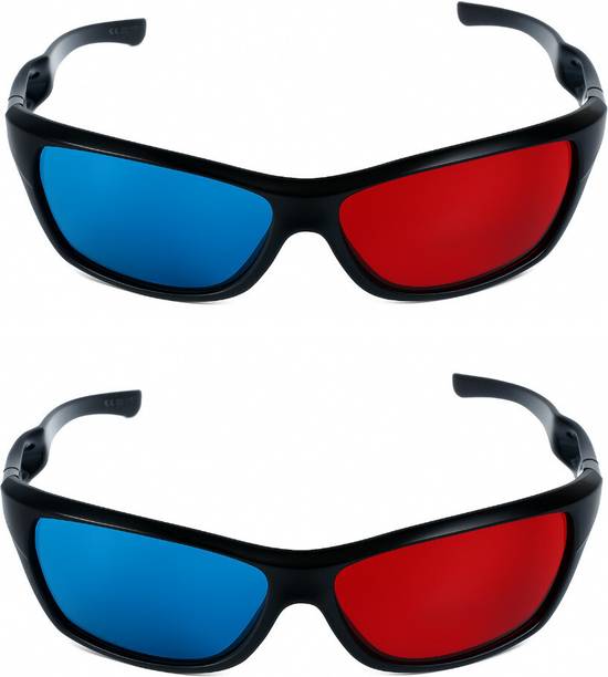 TRONICS INDIA TI-RC02 (Pack of 2 3D Glasses with 2 nos. FREE 3D Booklet) Video Glasses