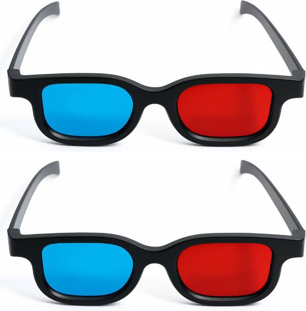 TRONICS INDIA Anaglyph Red Cyan 3D Glass RC-03-2pcs Video Glasses