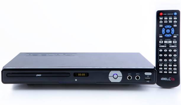 iBELL IBL3288 DVD Player with Built-in Amplifier & USB, LED Display & Surround Audio, 4 inch DVD Player