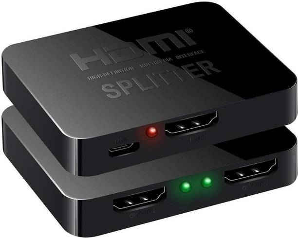 Tobo HDMI Splitter 1 in 2 Out,Splitter for Dual Monitors 1 in 2 Out TD-442H Gaming Adapter