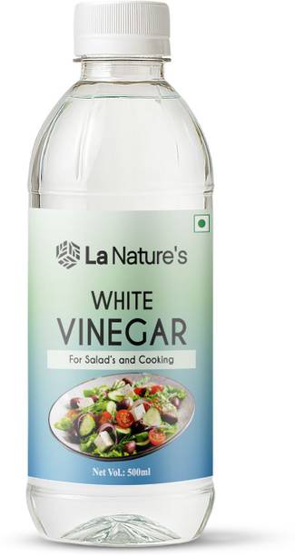 La Natures White Vinegar 500 ml | Best For Salad's and Cooking 500ml Vinegar