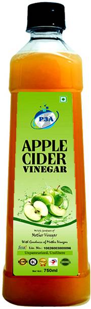 P3A Apple Cider Vinegar with Mother of Vinegar | Raw , Unfiltered , Unpasteurized ] Vinegar