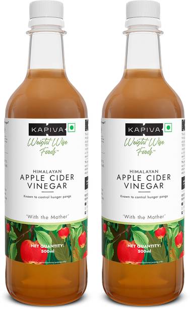 Kapiva Himalayan Apple Cider Vinegar 500ml | Unfiltered Unpasteurized and Undiluted Vinegar
