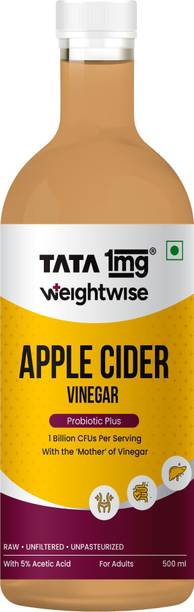 TATA 1mg Weightwise Apple Cider Vinegar Probiotic Plus with the Mother of Vinegar Vinegar