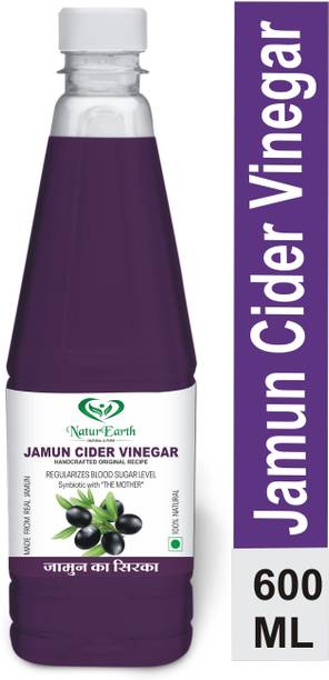 NaturEarth Jamun Cider Vinegar with Mother Vinegar(600x1) Vinegar