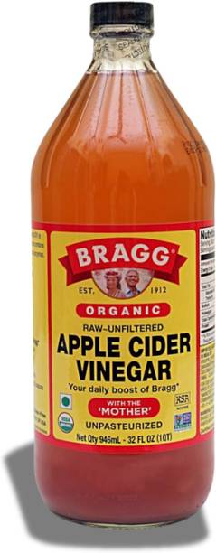BRAGG Raw Unfiltered Apple Cider Vinegar with Mother – Kosher & Gluten Free Vinegar