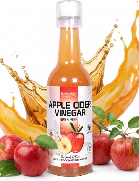 NutroVally Apple Cider Vinegar for Weight Loss With Strand of Mother Unfiltered And Undiluted Vinegar