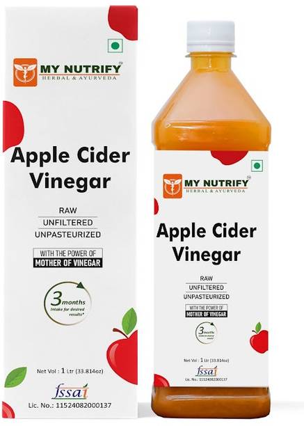 My Nutrify Herbal & Ayurveda's Apple Cider Vinegar| Supports Weight Management | Vinegar