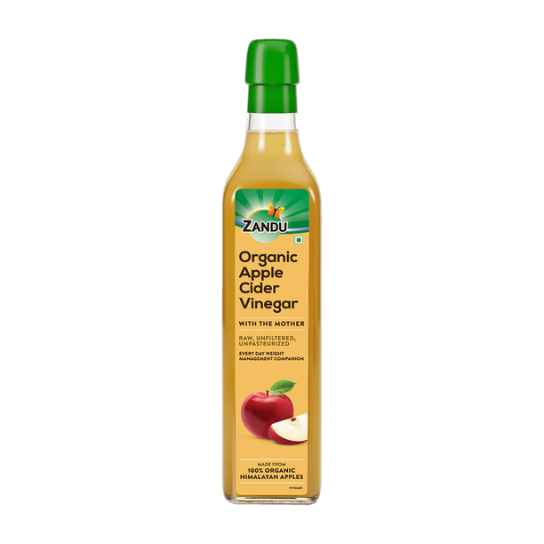 ZANDU Organic Apple Cider Vinegar|Supports Healthy Weight|100% Organic Vinegar