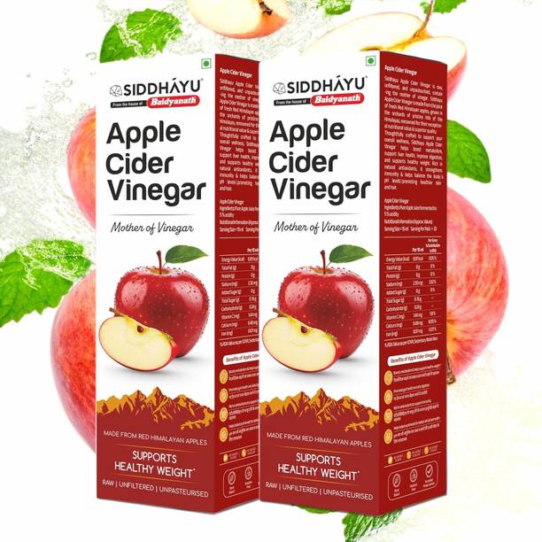 Baidyanath Apple Cider Vinegar, 500ml (Pack of 2) Supports Weight Management Vinegar