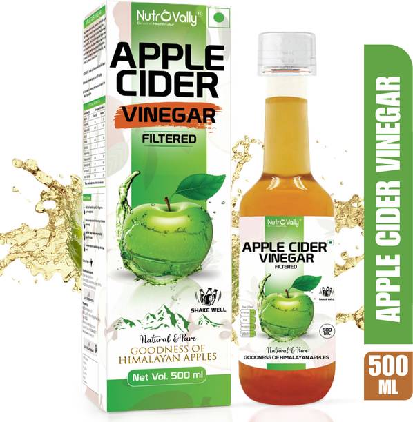 NutroVally Apple Cider Vinegar for Weight Loss|100% Pure Himalayan Apples|Filtered ACV Vinegar