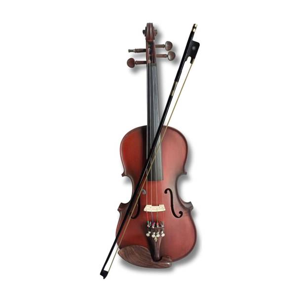 Pleasure Musical Works Best Sound 4/4 Acoustic Violin | Brown Matt Full-Size Violin 4/4 Classical (Modern) Violin