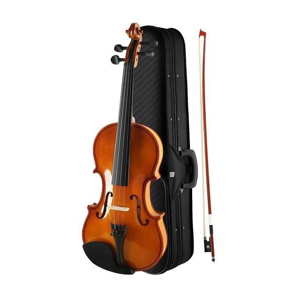 KADENCE V001C Basswood Body with Lightweight Hard Case, Bow, Rosin & Learning Course | 4/4 Classical (Modern) Violin
