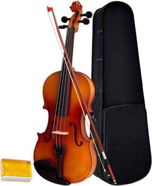 Urban Infotech 4/4 Acoustic Violin with Bow, Rosin, Hard Case for Beginners Adults, Kids 4/4 Classical (Modern) Violin
