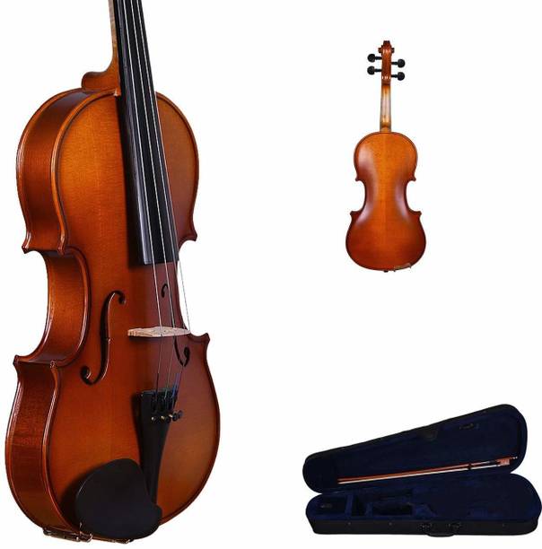 KADENCE Vivaldi 4/4 Violin With Bow, Rosin, Hard Case (Brown Matt V001B) 4/4 Classical (Modern) Violin