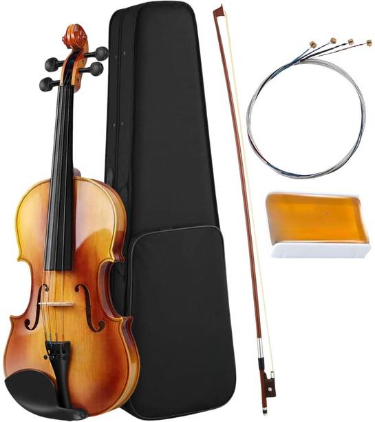 Urban Infotech Natural Wood Finish, Student Starter Kit for Kids & Adults 4/4 Classical (Modern) Violin