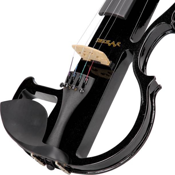 Belear KEN-100 Electric Violin Black With Bow, Rosin and Hard Case 4/4 Electric Violin