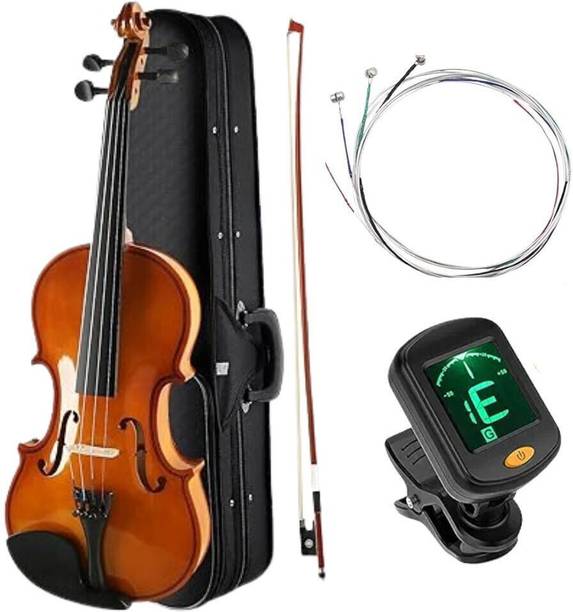 Urban Infotech 4/4 Acoustic Violin with Bow, Rosin, Hard Case for Beginners, Kids 4/4 Classical (Modern) Violin