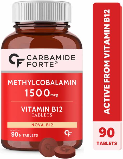CARBAMIDE FORTE Methylcobalamin Vitamin B12 Tablets Supplement for Men & Women