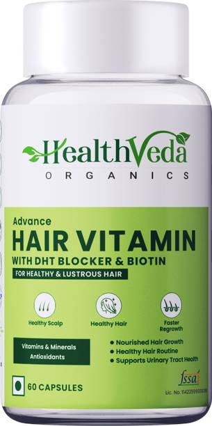 Health Veda Organics Plant Based DHT Blocker for Healthy Hair